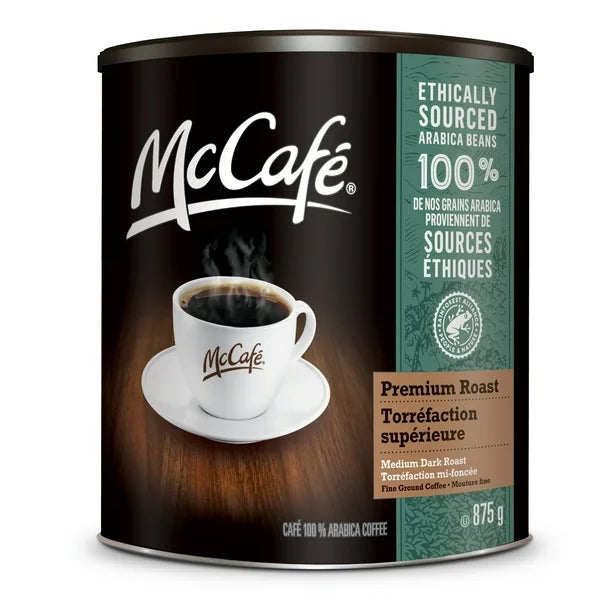 MCCAFE PREM COFFEE TIN 875 GR