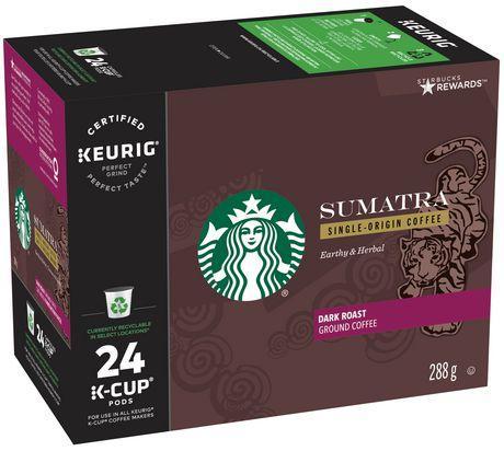 STARBUCKS K CUP (REC) SUMATRA 24 CT