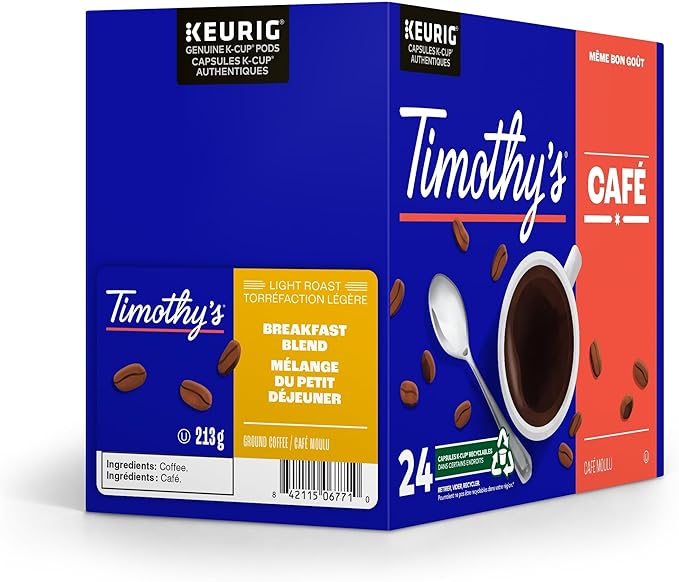 TIMOTHY'S K CUP BREAKFAST BLEND 24 CT