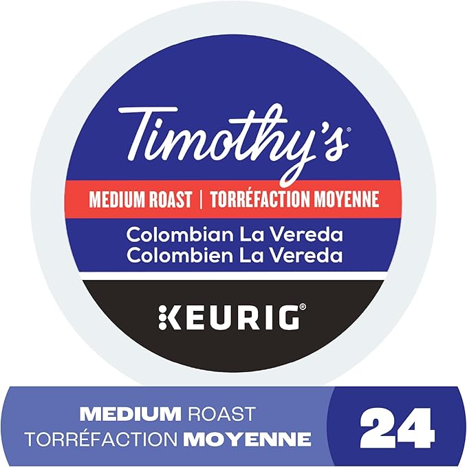 TIMOTHY'S K CUP MED RST COL LA VEREDA 24 CT
