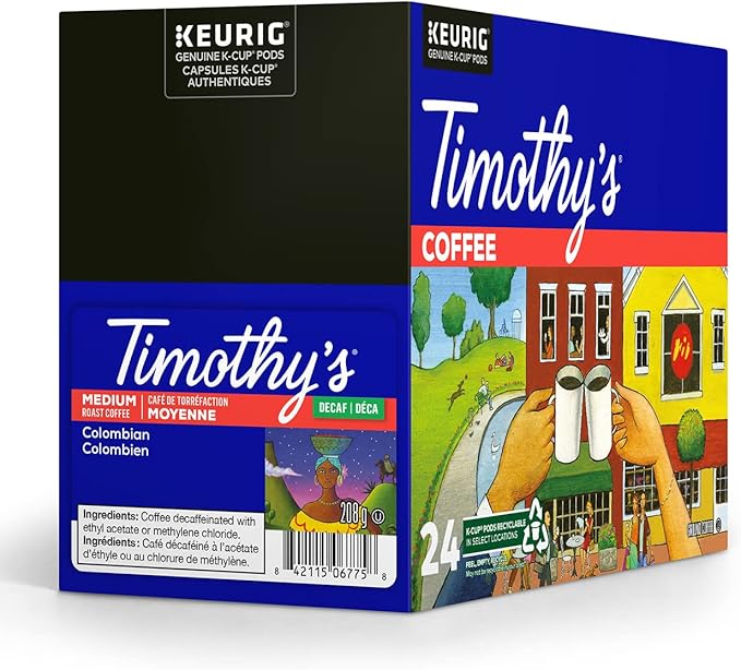 TIMOTHY'S K CUP DCF COLOMBIAN 24 CT