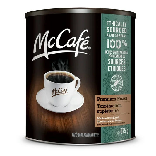 MCCAFE PREM COFFEE TIN 875 GR