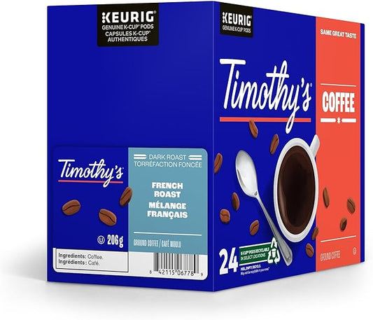 TIMOTHY'S K CUP FRENCH ROAST 24 CT