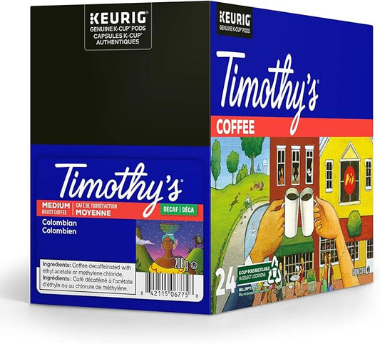 TIMOTHY'S K CUP DCF COLOMBIAN 24 CT