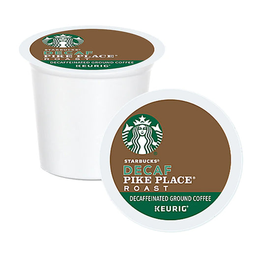 STARBUCKS K CUP DECAF PIKE PLACE 24 CT